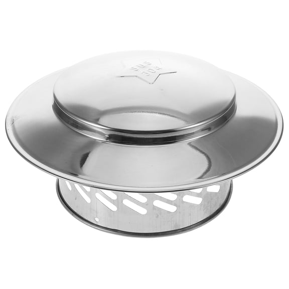 OUNONA Pipe Chimney Cap Transparent Button Switch Flashing