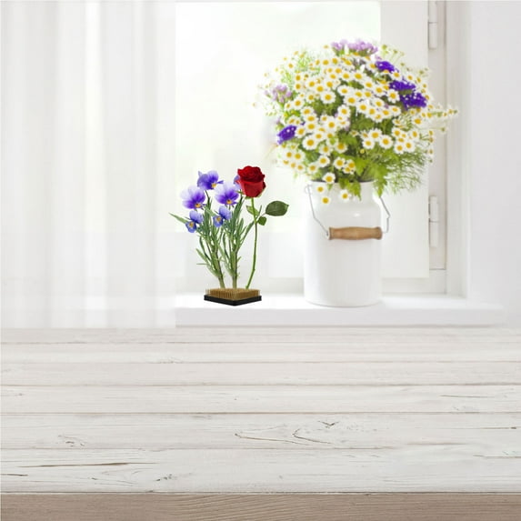 OUNONA Plant Straight Jianshan Flower Arrangement Base Flower Arranging Tool 7.5X10.5CM