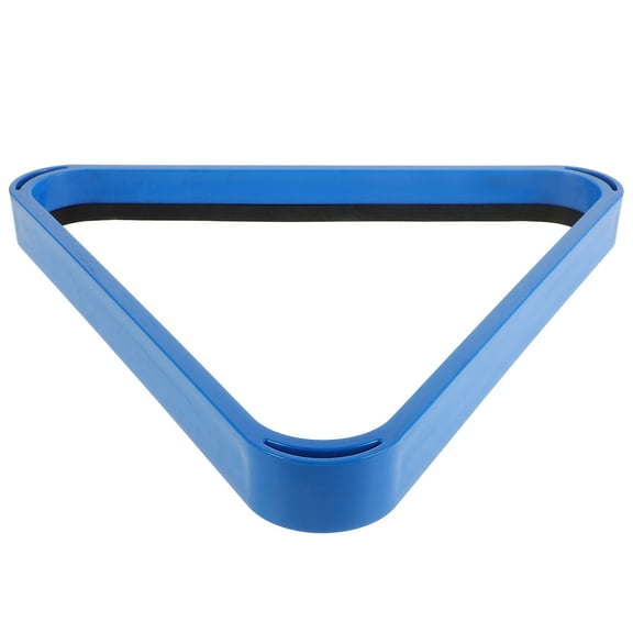 OUNONA Plastic Billiard Pool Ball Rack Triangle Billiard Frame Pool Table Ball Holder Snooker Pool Ball Rack Pool Table Accessories For Sports Game Room Blue