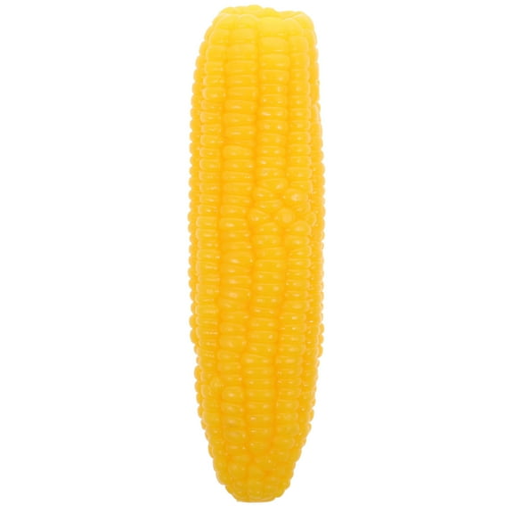 OUNONA Fake Corn Ornament Yellow Lifelike Plastic Corn Decor for Kitchen Display