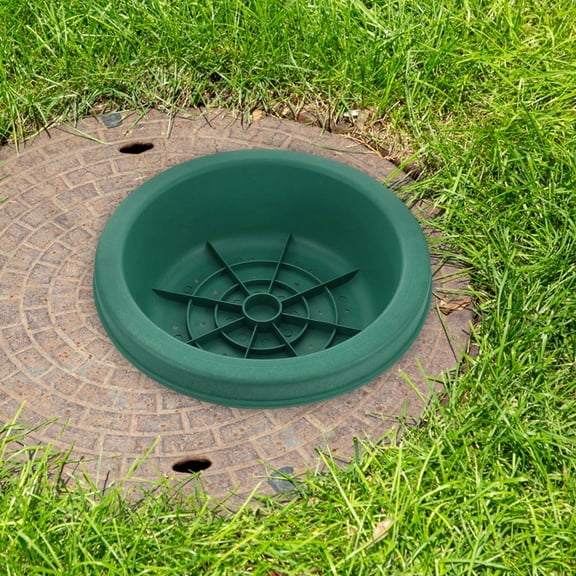 OUNONA Plastic Flower Pot Well for Decoration Green Color Ideal for Residential Areas Parks and