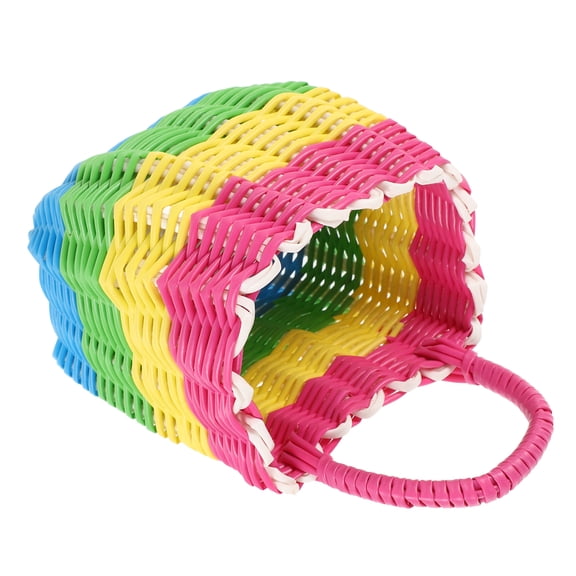 OUNONA Multi Plastic Storage Basket for Storing with Hanging Design Suitable for Egg Vegetable 6-Pack