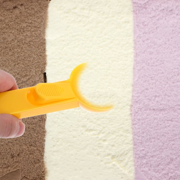 OUNONA Plastic Ice Cream Scoop Watermelon Tool Ice Cream Serving Scoop Reusable Fruit Ball Making Scoop Kitchen Gadget For Home Use