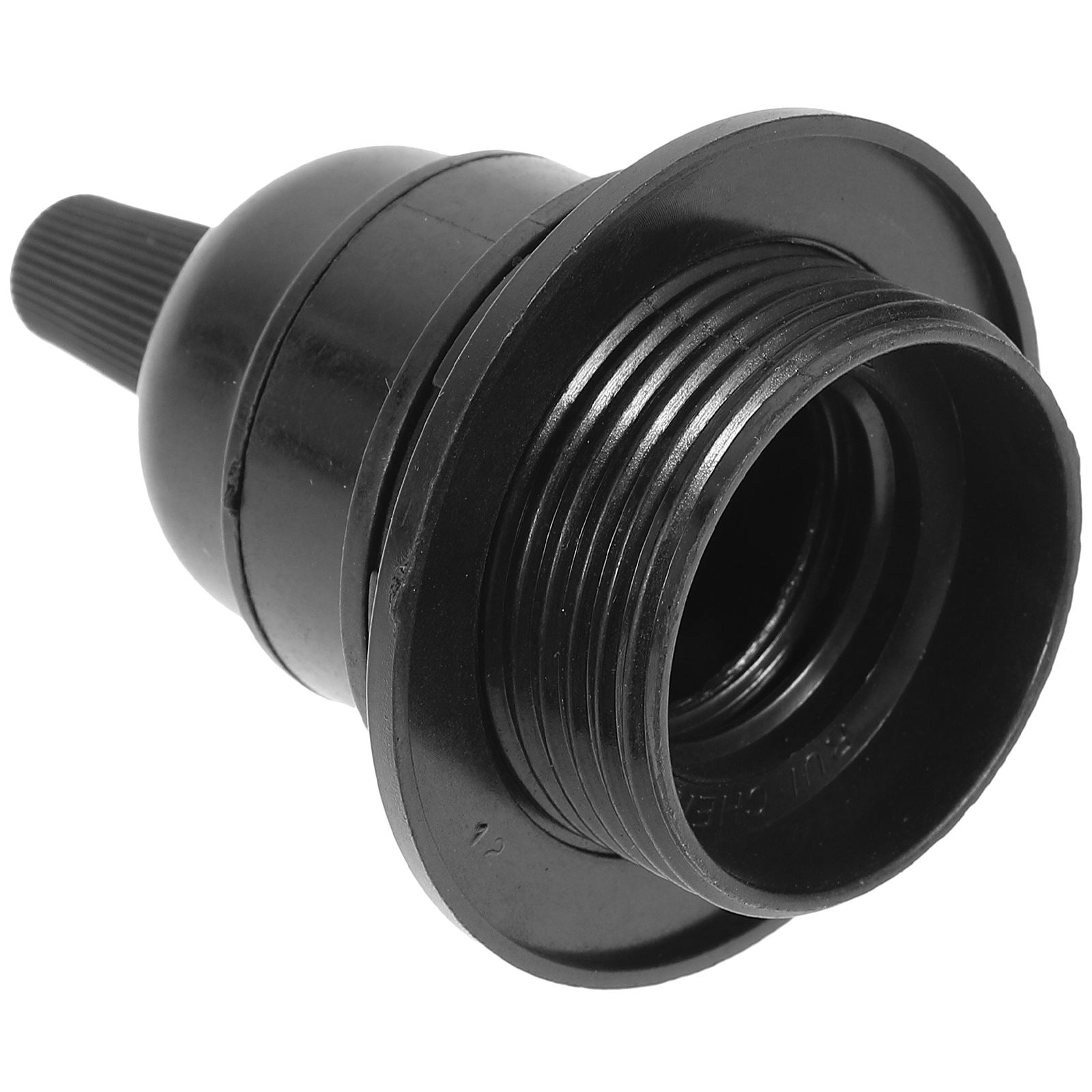OUNONA Plastic Lamp Base Adapter E27 E26 Socket for Home Use Black 4A ...