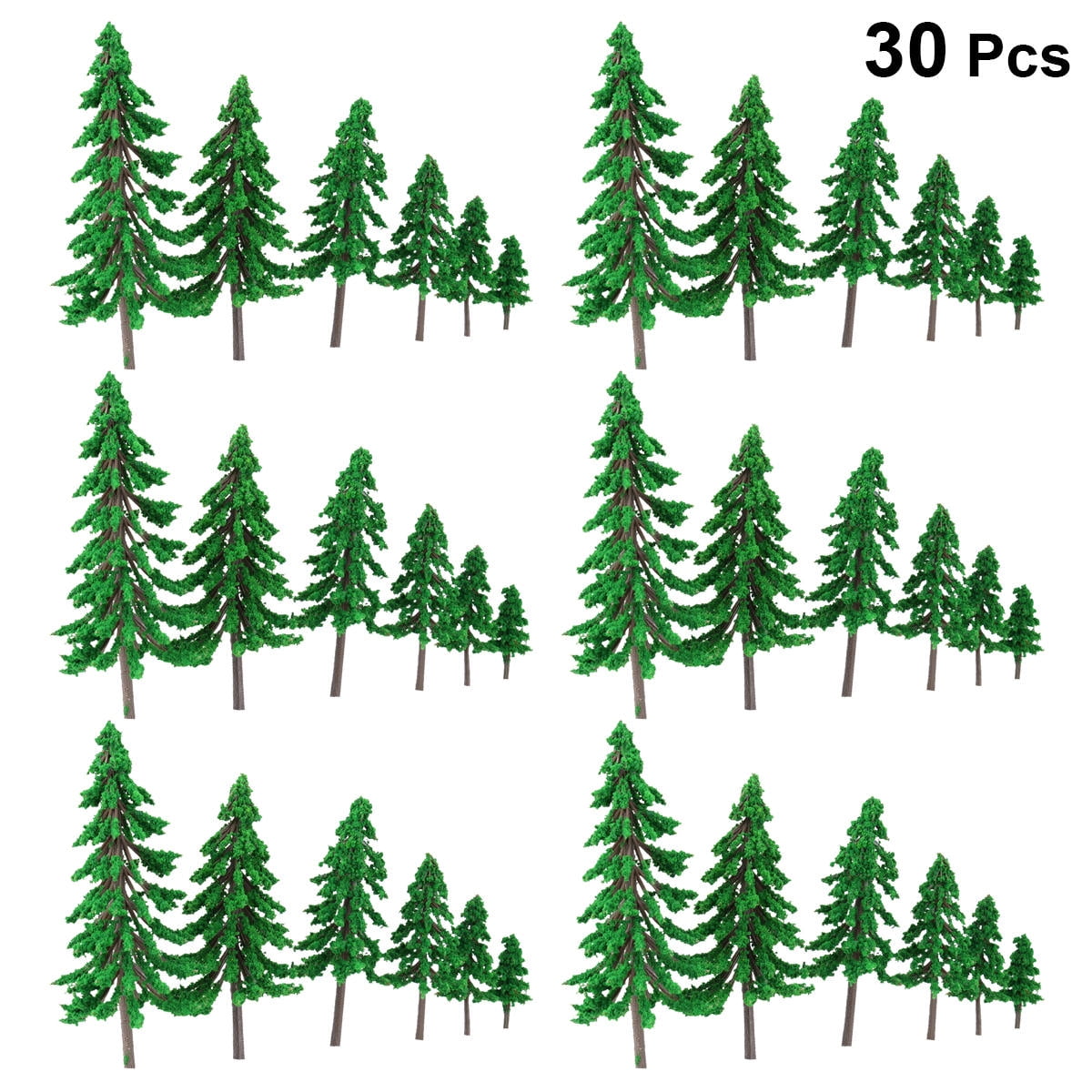 Plastic Tree Form OUNONA Plastic Model Trees for Decoration with Realistic Trunk and ...