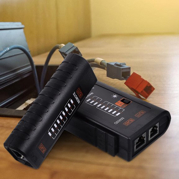 OUNONA Lightweight Portable Network Cable Test Tool with High Grade Plastic Material