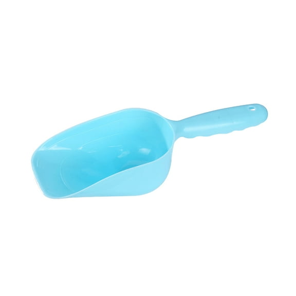 OUNONA Plastic Pet Food Scoop Multifunctional Shovel for Dogs Cats Birds 2pcs Random Color