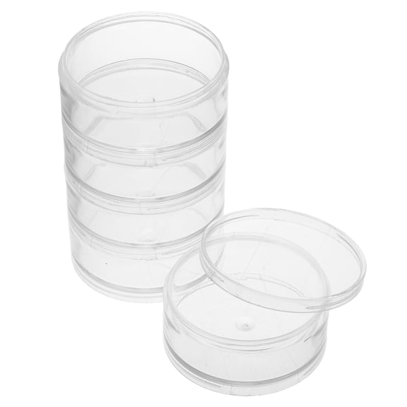 FOLOYORI Plastic Storage Bottle Transparent 1Pack 5.3X2.8X2.8In