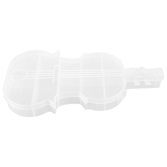 OUNONA Portable Clear Plastic Bead Storage Box, Organizer for Craft Supplies, Multifunctional and Compact Container