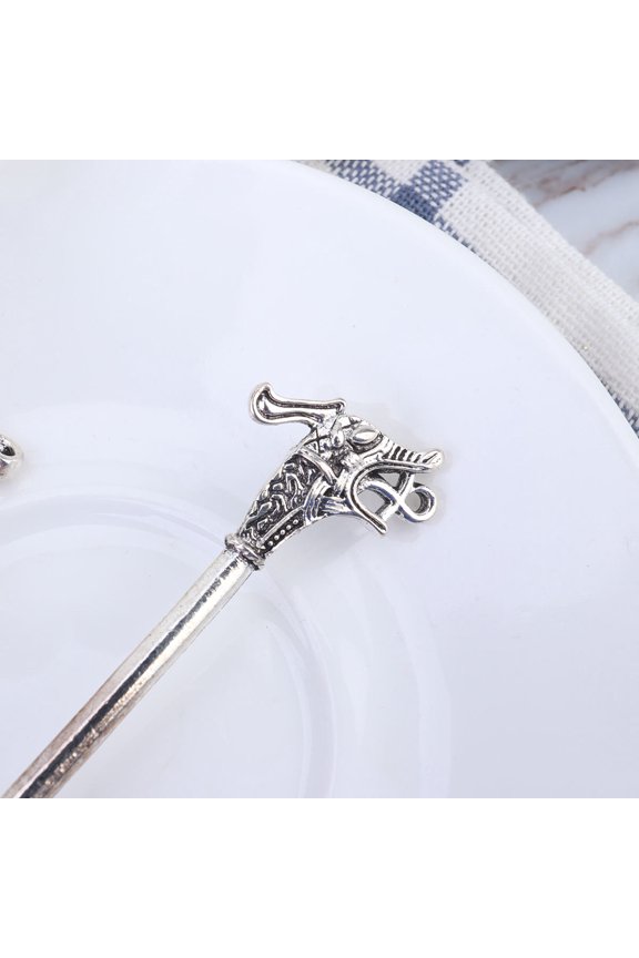 Alloy Hair Claw Viking Hair Pin Retro Jewelry Accessories for Women 1 Set