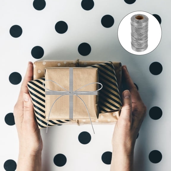 OUNONA Twine Rope for Crafts and Wrapping, Outdoor Craft Making String, 1 Roll for Projects