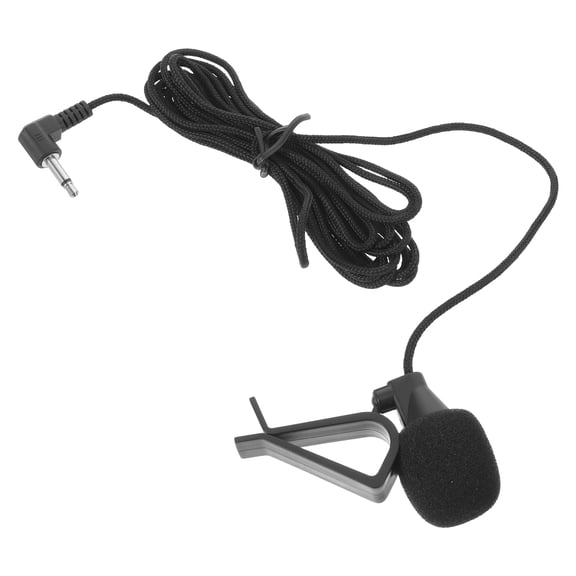 OUNONA Wired Car Microphone with Clip, Plug-in High Definition Audio for Clear Vehicle Sound Recording