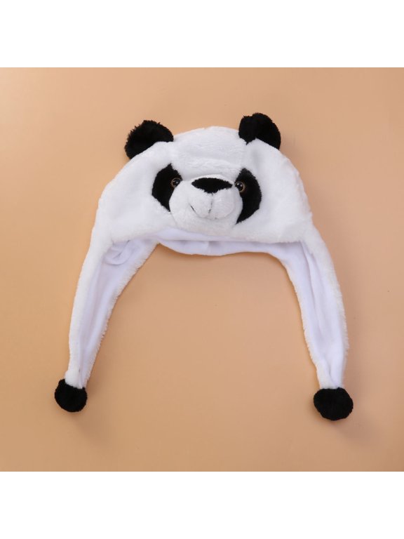 Plush Panda Hat Multi Winter Elastic Warm Adult Costume Accessory