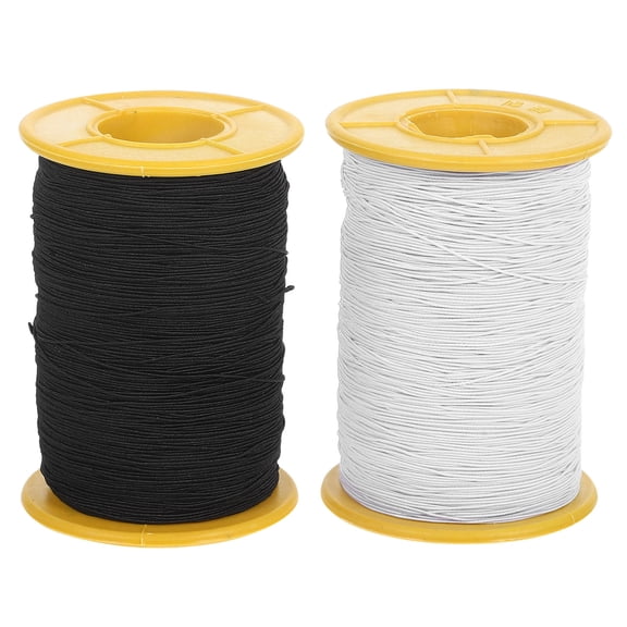 OUNONA Polyester Elastic Cord for Bracelet Making with Smooth Finish and High Strength
