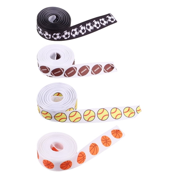 OUNONA Polyester Sports Ribbon for Baseball, Basketball, Football, Rugby & Party Decorations, Ideal for Events and Celebrations