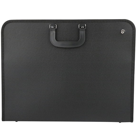 OUNONA Portable Artist Bag with Handle, Large Capacity Art Storage Case for Drawing Supplies, Easy Transport and Organization