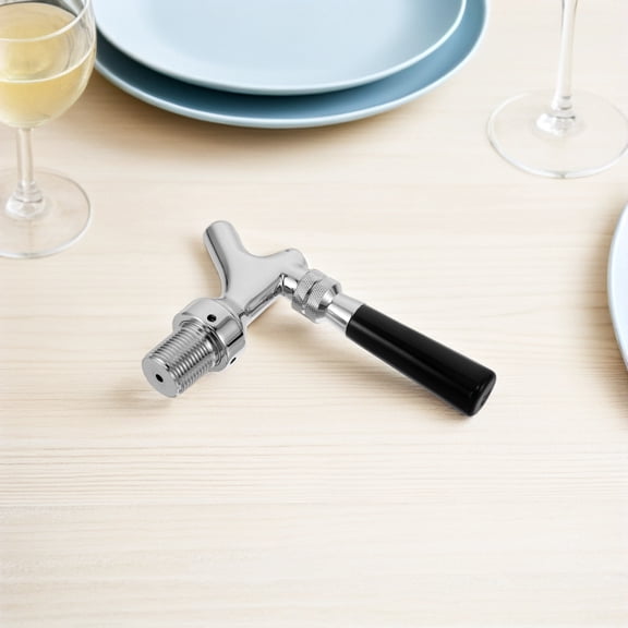 OUNONA Versatile Stainless Steel Beverage Dispenser Spout for Keg and Drink Bars