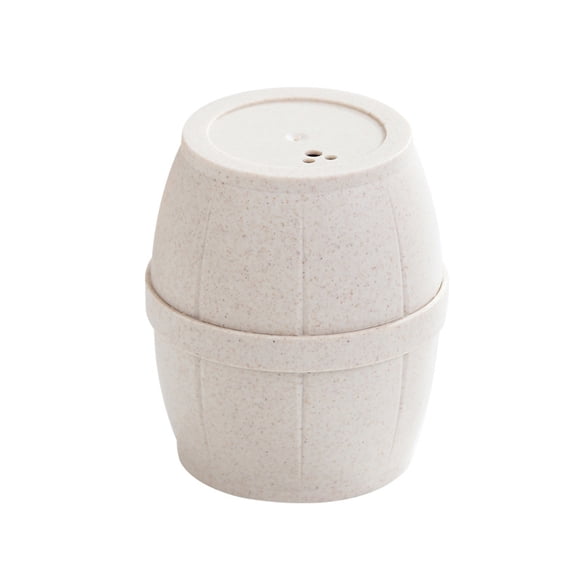 OUNONA Portable Beige Plastic Toothpick Holder for Home and Parties with Hidden Lid Keeps Clean 3.5 x 3.5 x 6 Inches