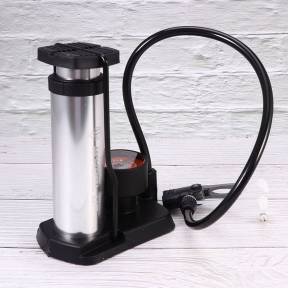 WEAVILUX High Pressure Bike Pump Floor Pump Metal Cyclists Outdoor 1Pcs