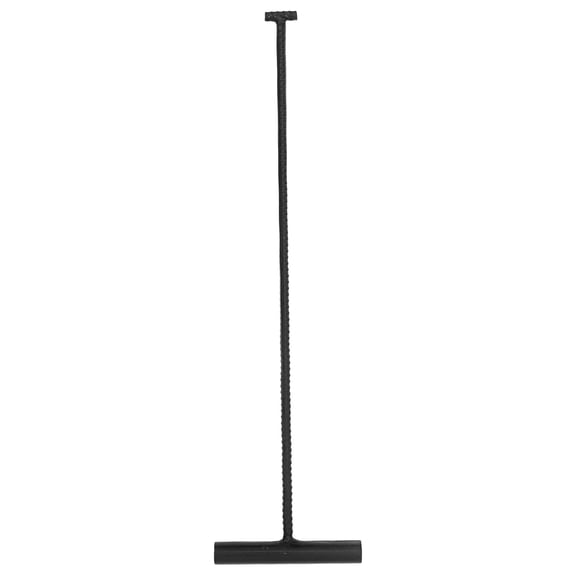 OUNONA Portable Black T-Shape Manhole Cover Lifter Hook Tool for Outdoor Storm Drain and Sewer Cover Removal