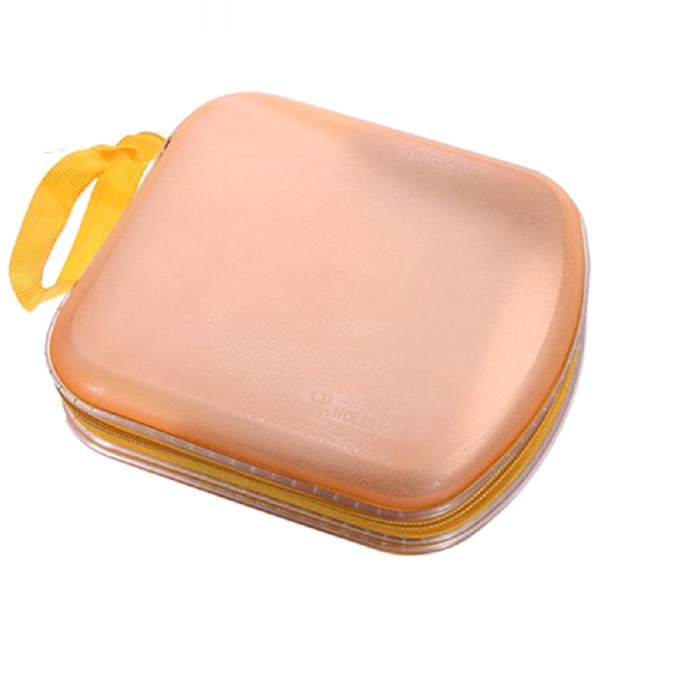 OUNONA Portable CD Case Holder 40 Capacity Plastic DVD Case Disc