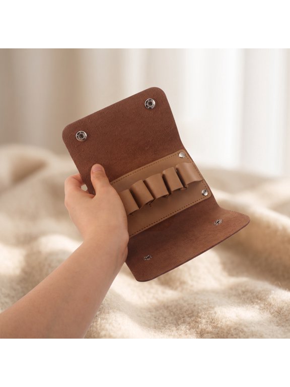 Portable Essential Oil Holder PU Travel Bottle Organizer