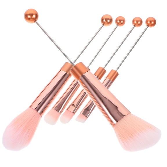 OUNONA Portable Eye Makeup Brush Set with Easy Grip Handles for Detailed Makeup Application