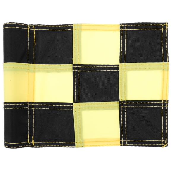 OUNONA Portable Golf Putting Flag Checkered Training Flag for Golf Practice and Putting Green