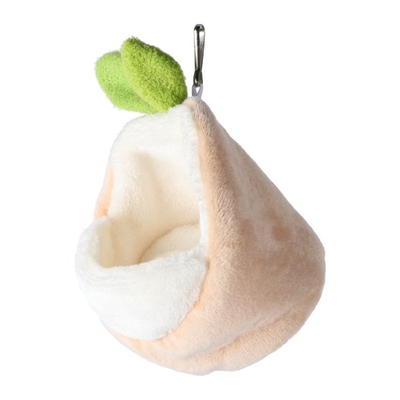 OUNONA Lovely Hamster Nest White Flannel Comfortable Sleep Environment 1Pc