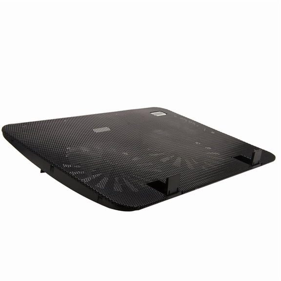 OUNONA Notebook Cooler Black USB Powered Laptop Cooler Fan with Low Power Consumption