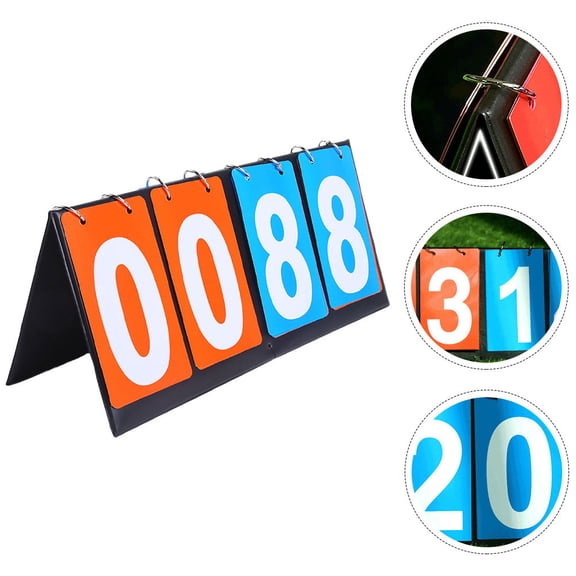 OUNONA Portable Reusable Sports Scoreboard - Accessory for Basketball, Football, Soccer and More