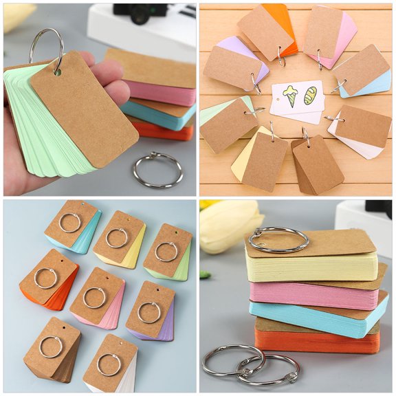 OUNONA Assorted Color Paper Notepads for Daily Use Smooth Writing