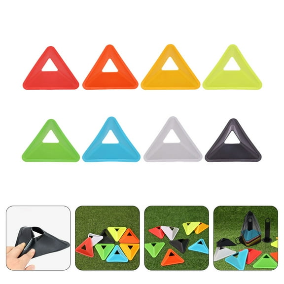 BALAHAPY Agility Cones Orange 8Pcs 7.1X7.1X1.8In for Exercises