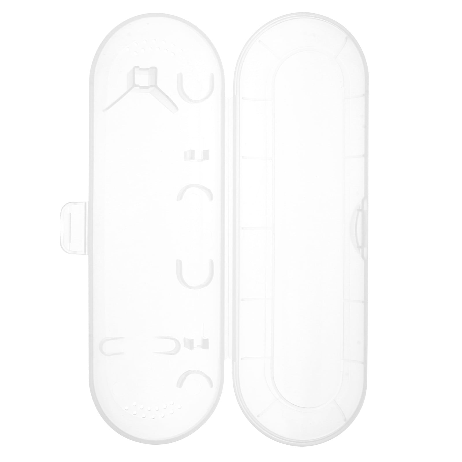 OUNONA Portable Toothbrush Plastic Travel Case Toothbrush Heads Holder