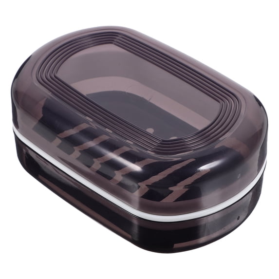 OUNONA Rectangular Soap Dish Holder Travel Soap Box for Shower 1Pcs