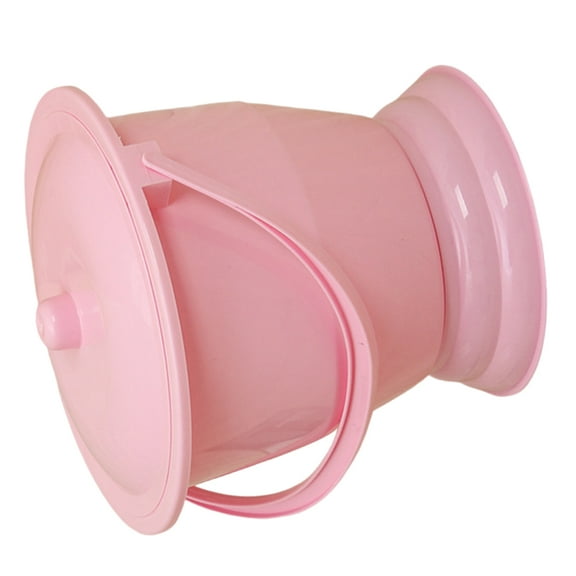 OUNONA Portable Urinal Bottle with Handle Plastic Chamber Pot for Kids Toddler Urinal Baby Toilet Emergency Toilet for Travel Car Camping