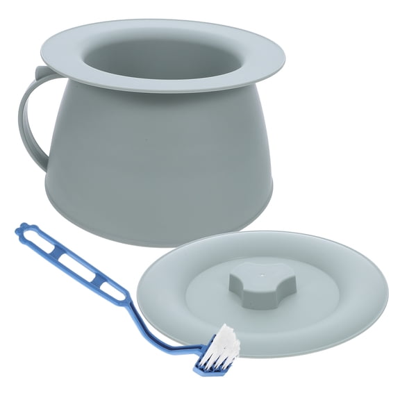 OUNONA Portable Urinal with Cover, Lightweight 0.5L Bedside Potty Bucket for Women and Children, Home Use