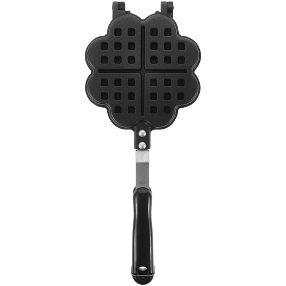 OUNONA Black Silicone Non-Stick Waffle Maker Mold for Easy Baking Kitchen Tool, and