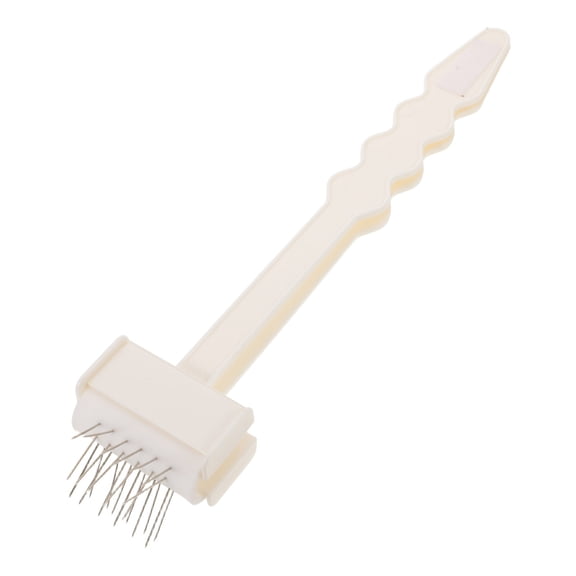 OUNONA Reusable White Balloon Popper Stick with Ergonomic Handle for Easy Balloon Removal and Cleanup