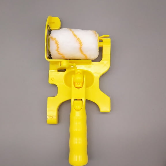 OUNONA Portable Yellow Paint Edger for Walls with Easy Replacement, Tool for Home and Projects