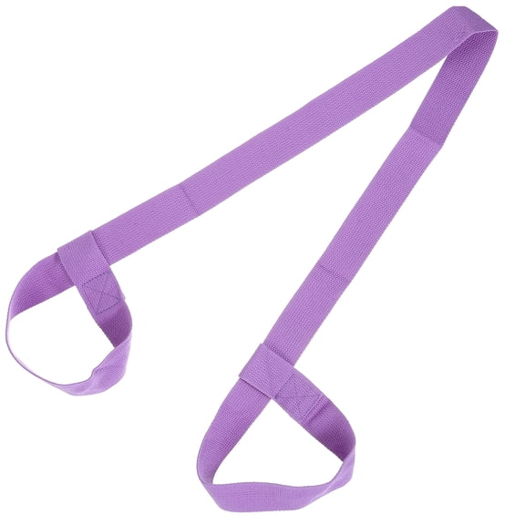 OUNONA Multi-Function Yoga Stretching Belt and Roller Strap for Home and Gym Use