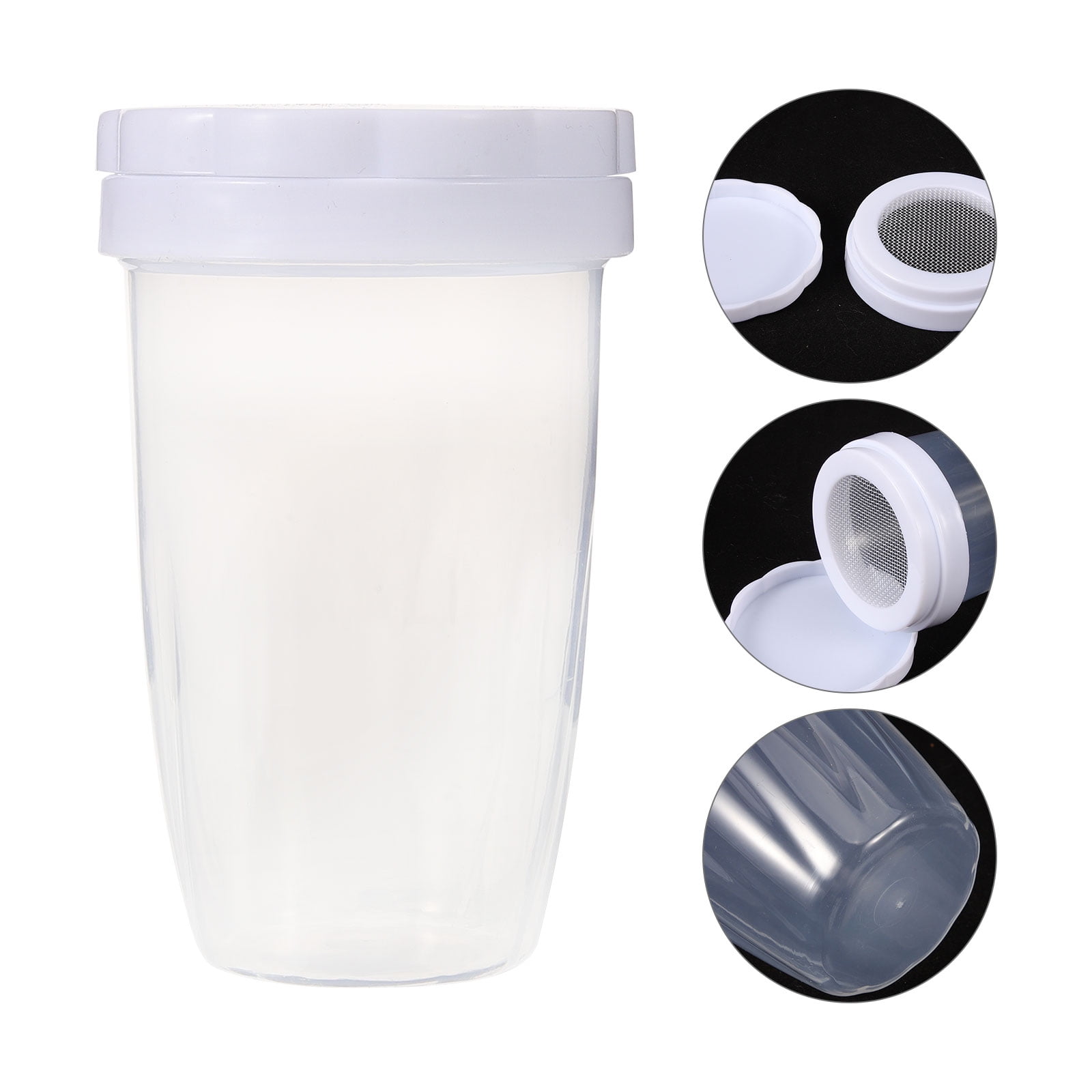 OUNONA Powdered Sugar Shaker Reusable Chocolate Powder Cocoa Powder ...