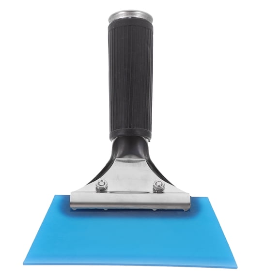 OUNONA Practical Cowhells Squeegee for Glass Mirror Shower Auto Car Windows (Blue)