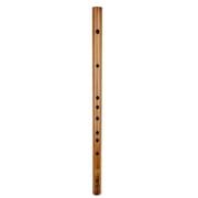 OUNONA Small Brown Flute with Traditional Design, Beginner-Friendly Musical Instrument, 1 Piece