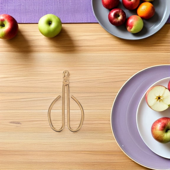 OUNONA Golden Stainless Steel Pine Nut Opener Shelling Tool for Walnuts Pecans Easy and Precise Nutcracker
