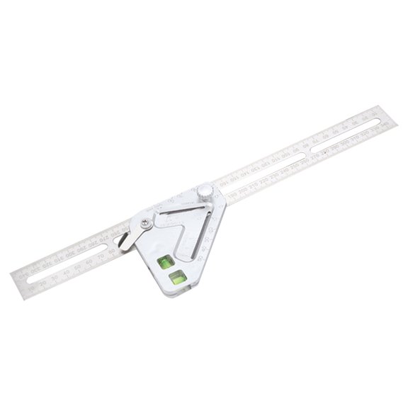 OUNONA Precision Combination Square Ruler Metal Measuring Tool for Construction and Woodworking Use