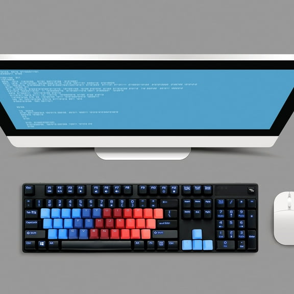 OUNONA Premium Keycaps for Mechanical Keyboard Made from Durable Plastic Multi for Computer Gaming