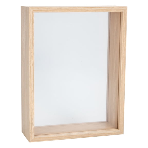 OUNONA Press Flower Frame Wood Simple Design Memory Preservation 1Pack