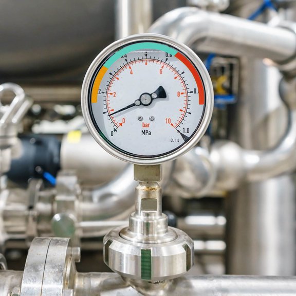 OUNONA Pressure Meter Label Decal Waterproof with Colorcoded Design for Clear Gauge Indication and Monitoring