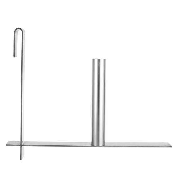 FOLOYORI Silver Privacy Fence Screen Bracket with Roller Design for Outdoor Use